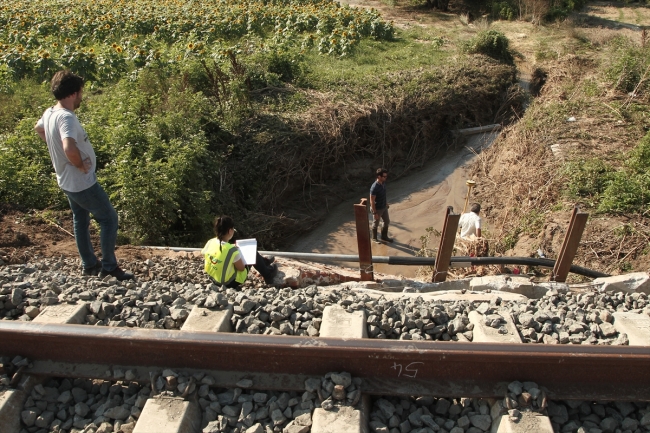 Tekirdağ tren kazasında onarım çalışmaları sürüyor