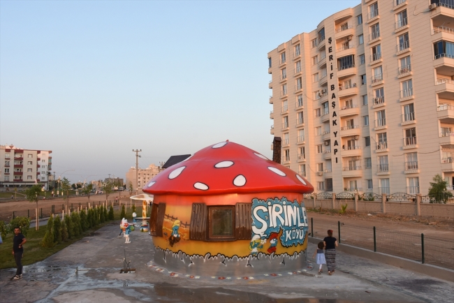 Nusaybin'de Masal ve Şirinler Parkı kuruldu