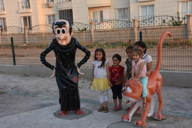 Nusaybin'de Masal ve Şirinler Parkı kuruldu