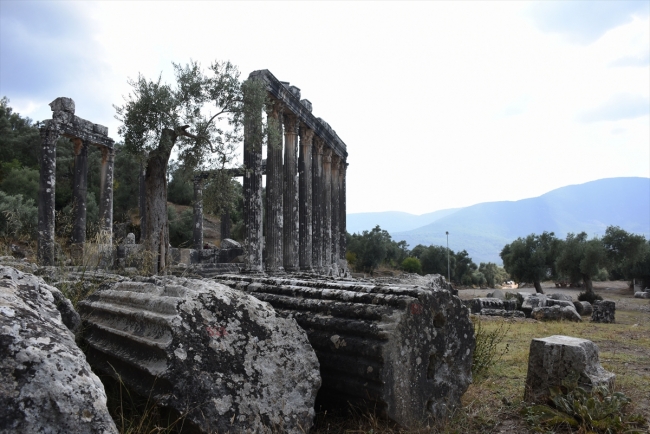 Euromos'ta Roma ve Helenistik döneme ait mezarlar bulundu