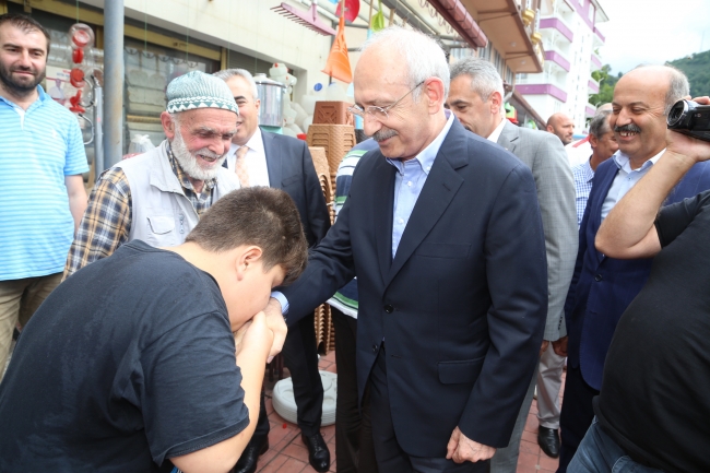 CHP Genel Başkanı Kılıçdaroğlu, Ordu'da sel bölgesini inceledi