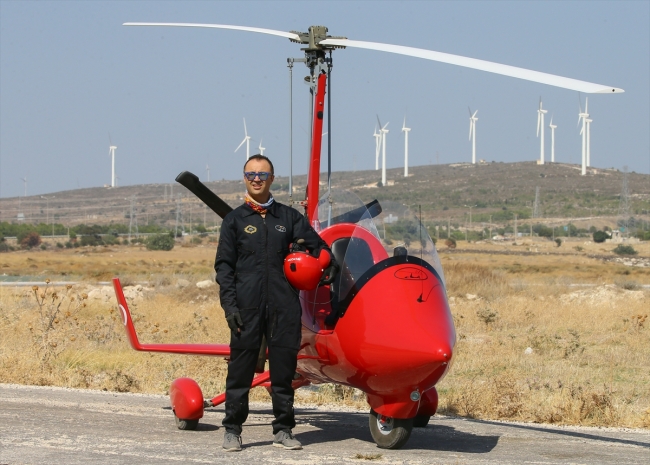 Hayallerinden vazgeçmedi, Kanada'da gyrocopter uçuş eğitmeni oldu