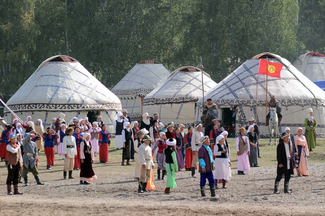 3. Dünya Göçebe Oyunları'nda etno şehrin açılışı yapıldı