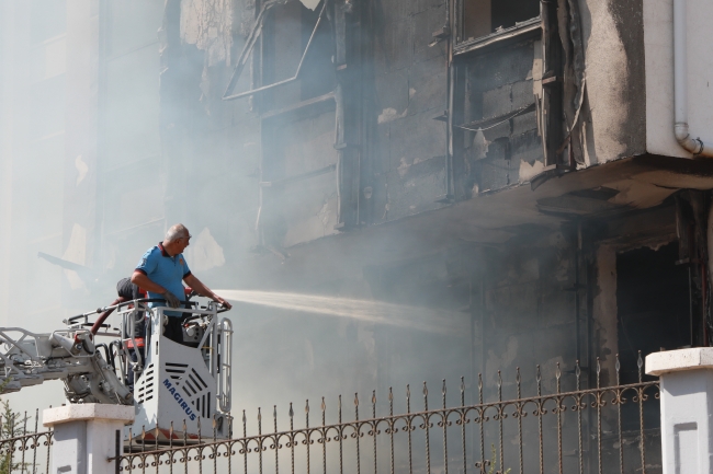 Ankara'da kapatılan FETÖ yurdunda yangın