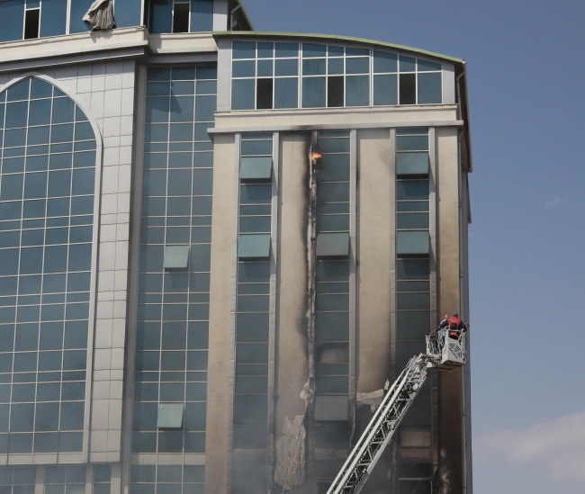 Ankara'da kapatılan FETÖ yurdunda yangın