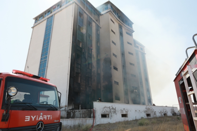 Ankara'da kapatılan FETÖ yurdunda yangın