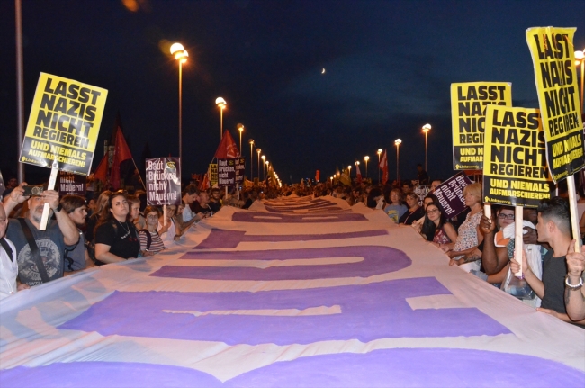 Avusturya'da Avrupa Birliği'nin Göç politikaları protesto edildi