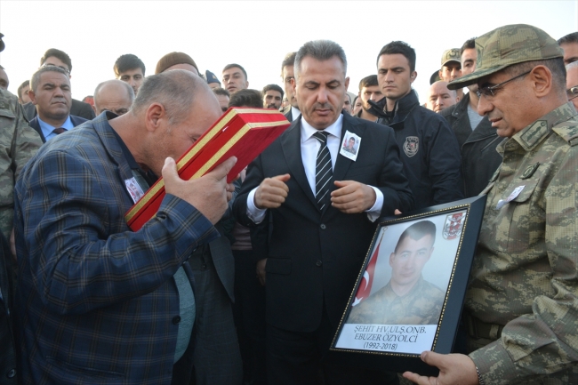 Şehit Ebuzer Özyolci son yolculuğuna uğurlandı