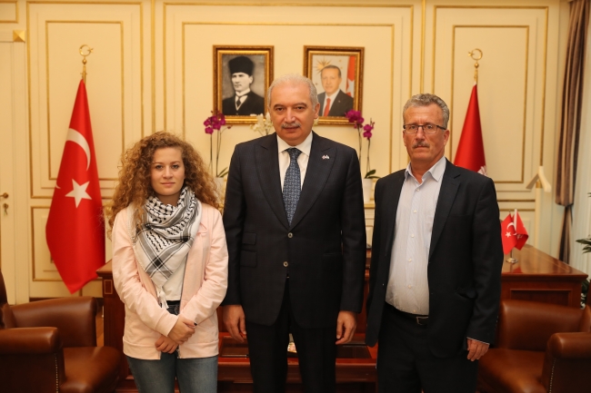 Ahed Tamimi: Türk halkının desteği bizi motive ediyor