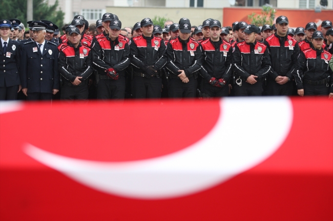 Şehit polis memuru Hayrettin Yılmaz için tören düzenlendi