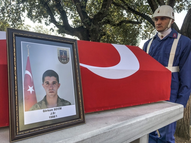 Tunceli'de kalp krizi geçiren asker son yolculuğuna uğurlandı