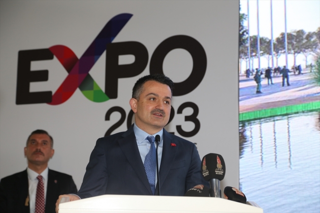 Bakan Pakdemirli: EXPO 2023'ün ana teması doğa dostu şehir ve duyarlılık