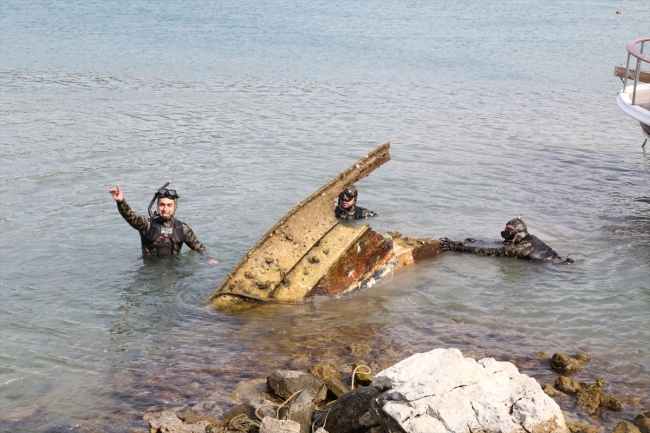 Bodrum'da deniz dibinden çıkanlar şaşkınlık yarattı