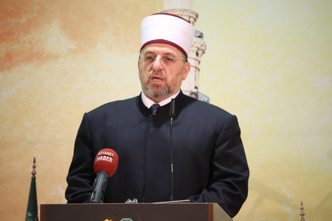 Diyanet İşleri Başkan Erbaş: Kimliği oluşturan asıl unsur din ve inançtır