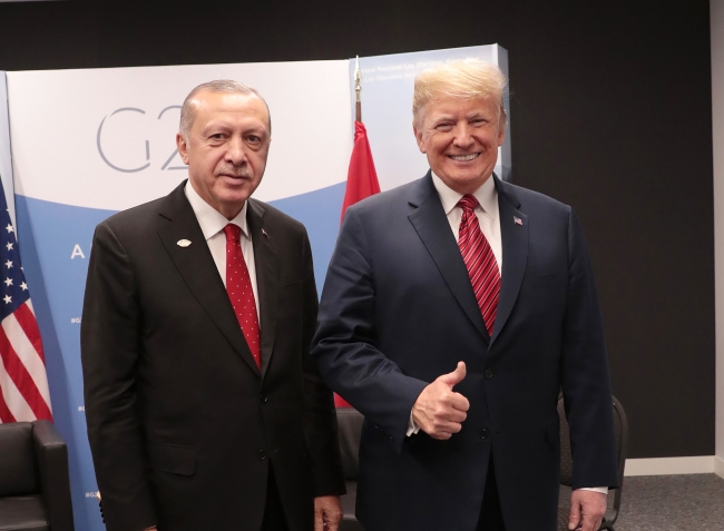 Cumhurbaşkanı Erdoğan, Trump ile görüştü