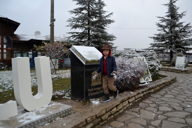 Safranbolu'dan kar manzaraları