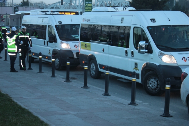 İstanbul'da okul servisleri denetlendi