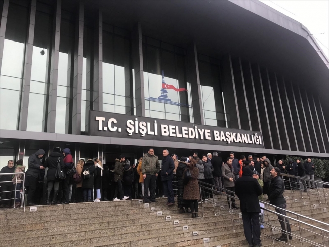 Şişli Belediye binasında yangın