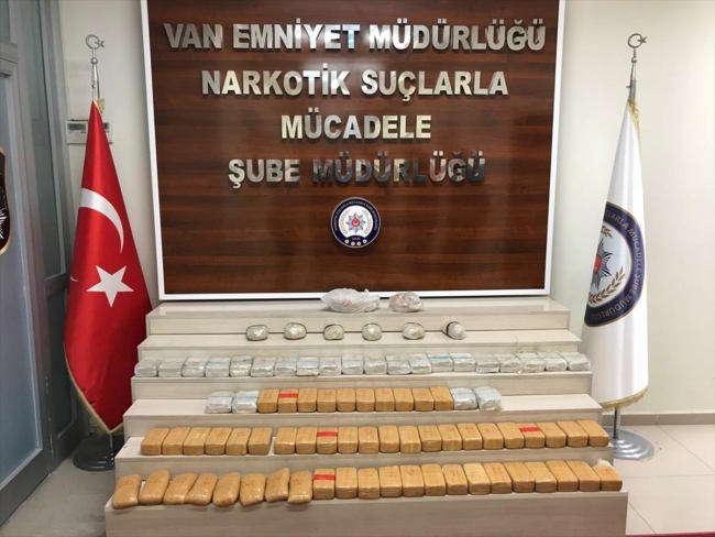 Van'da 45 kilogram eroin ele geçirildi