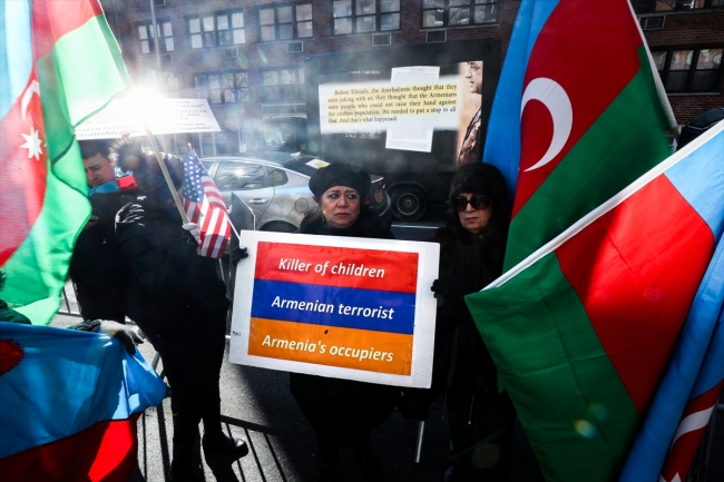 Hocalı Katliamı 27'inci yılında New York'ta protesto edildi