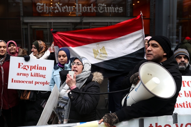 Mısır'daki idamlar New York'ta protesto edildi