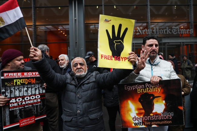 Mısır'daki idamlar New York'ta protesto edildi