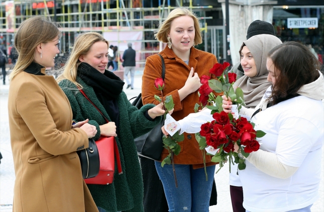 Belçika'da "Buyurun ben Müslümanım" etkinliği