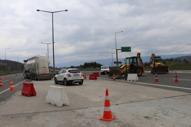 Anadolu Otoyolu İstanbul-Ankara istikameti 15 gün trafiğe kapalı olacak