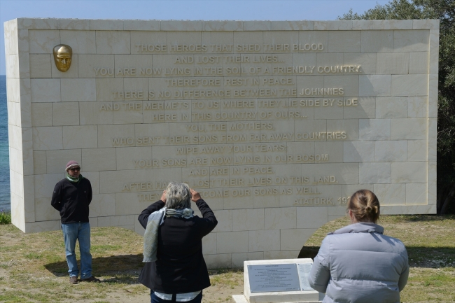 Anzak torunları Çanakkale'de