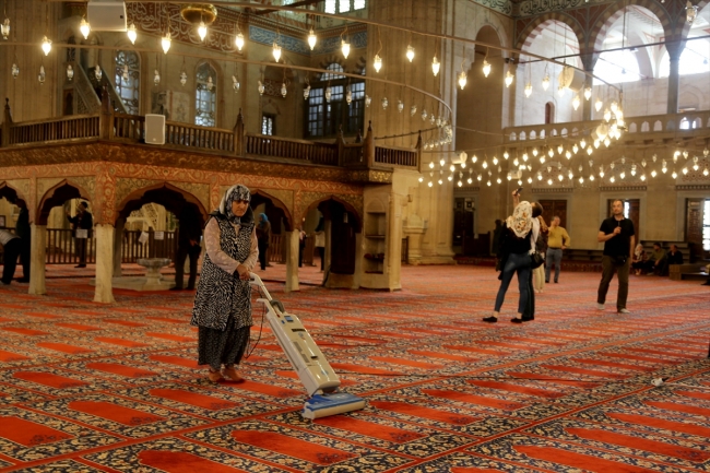 Selimiye Camii'ndeki ramazan hazırlıklarında sona gelindi