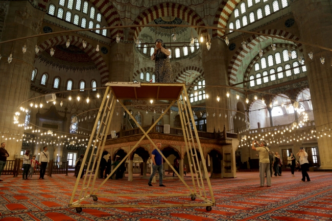 Selimiye Camii'ndeki ramazan hazırlıklarında sona gelindi