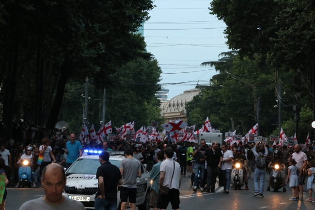 Gürcistan'daki protestolar 17. gününde