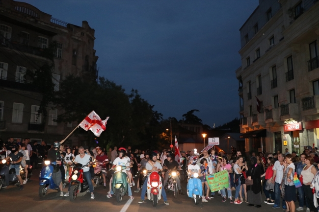 Gürcistan'daki protestolar 17. gününde