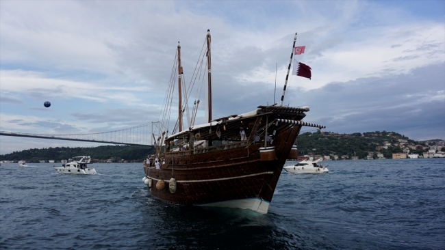 Katar'ın tanıtım yelkenlisi İstanbul'dan yola çıktı