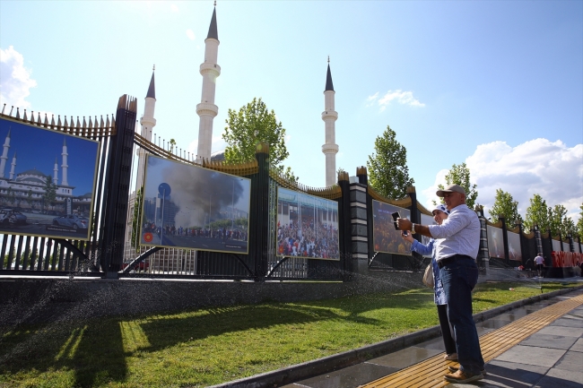 Cumhurbaşkanlığı Külliyesi'nde 15 Temmuz hazırlıkları sürüyor