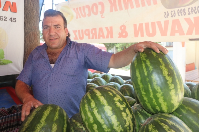 Merzifon'un neşeli karpuzcusu