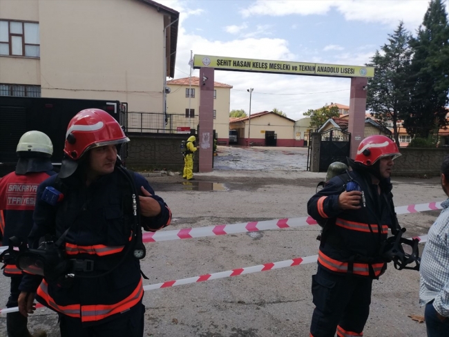 Sakarya'da suyun karpitle teması sonucu zehirli gaz oluştu