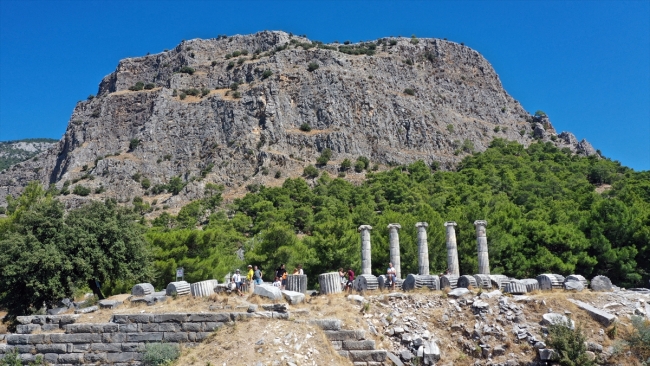 Aydın'da Zeus'a ait olduğu düşünülen tapınağın izleri araştırılıyor