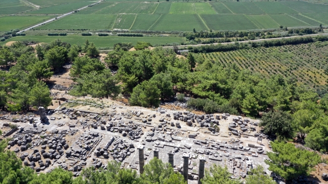 Aydın'da Zeus'a ait olduğu düşünülen tapınağın izleri araştırılıyor