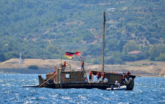 Antik dönemin izlerini taşıyan Abora-IV gemisi Çanakkale'de