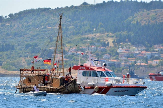 Antik dönemin izlerini taşıyan Abora-IV gemisi Çanakkale'de