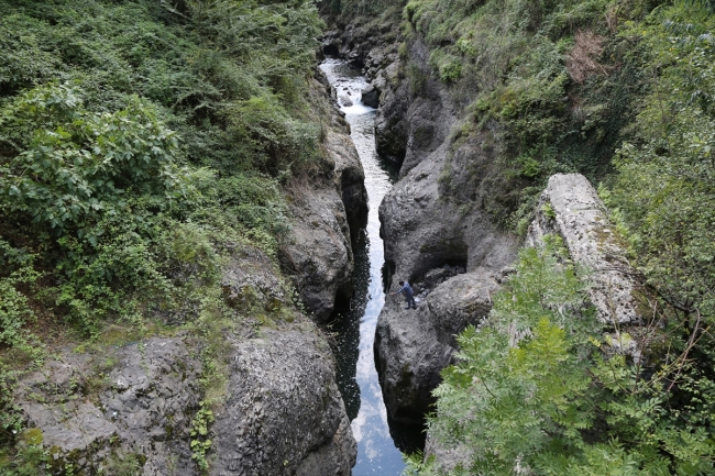 Ordu'nun dağlarında gizli kalmış Küpkaya Kanyonu