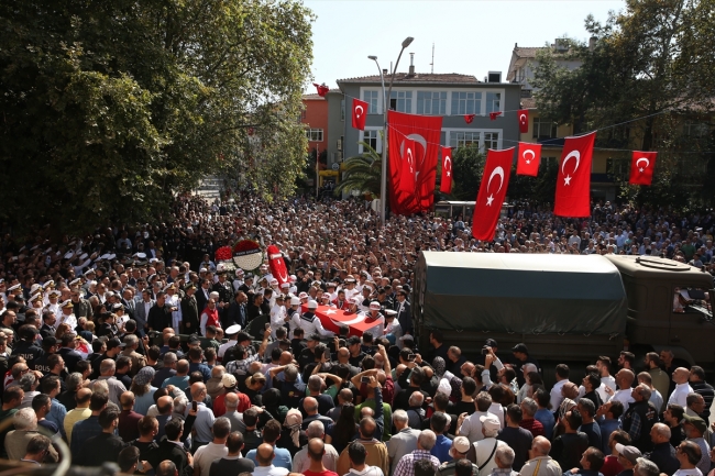 Şehit astsubay Tantürk son yolculuğuna uğurlandı