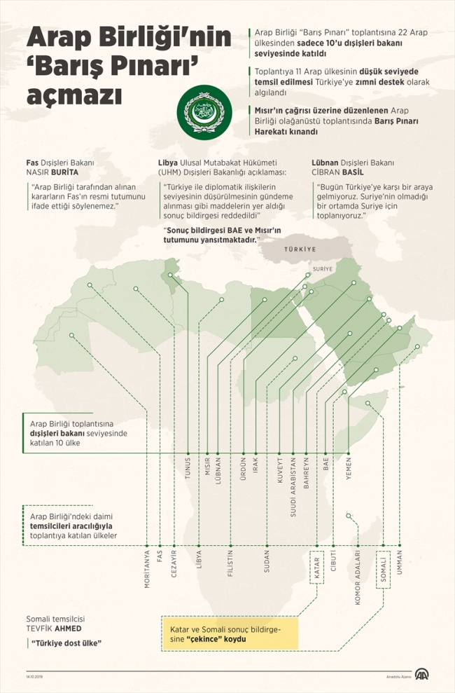 Arap Birliğinin "Barış Pınarı" açmazı