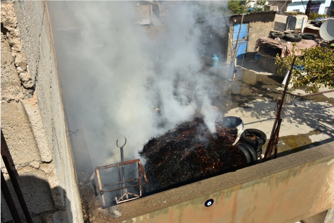 Terör örgütü PKK/YPG'den Ceylanpınar'a havan saldırısı