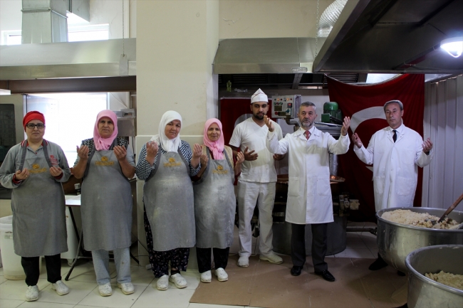 Mehmetçik için sefer helvası hazırlandı