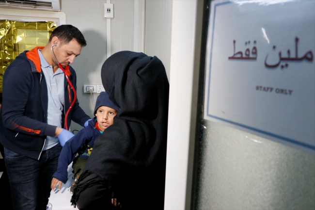 Türkiye'nin onardığı Tel Abyad Hastanesi şifa dağıtmaya başladı