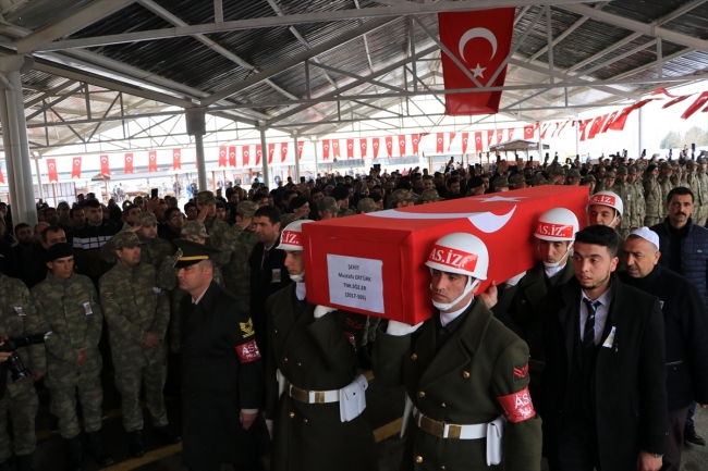 İdlib şehidi Ertürk son yolculuğuna uğurlandı