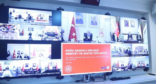 Bakan Soylu'nun başkanlığında güvenlik toplantısı yapıldı