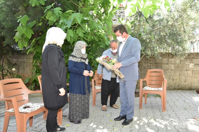 Kahramanmaraş'ta şehit annesinin kabir ziyareti isteği yerine getirildi